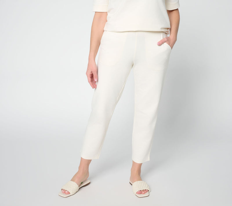 Denim & Co. Tall EasyWear French Terry Straight Leg Crop Pants — View 13