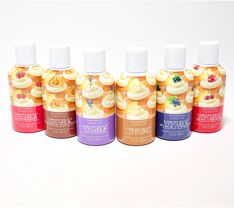 Homeworx by Slatkin + Co. 6pc Limoncello Bliss 5oz Body Wash Set — Main view