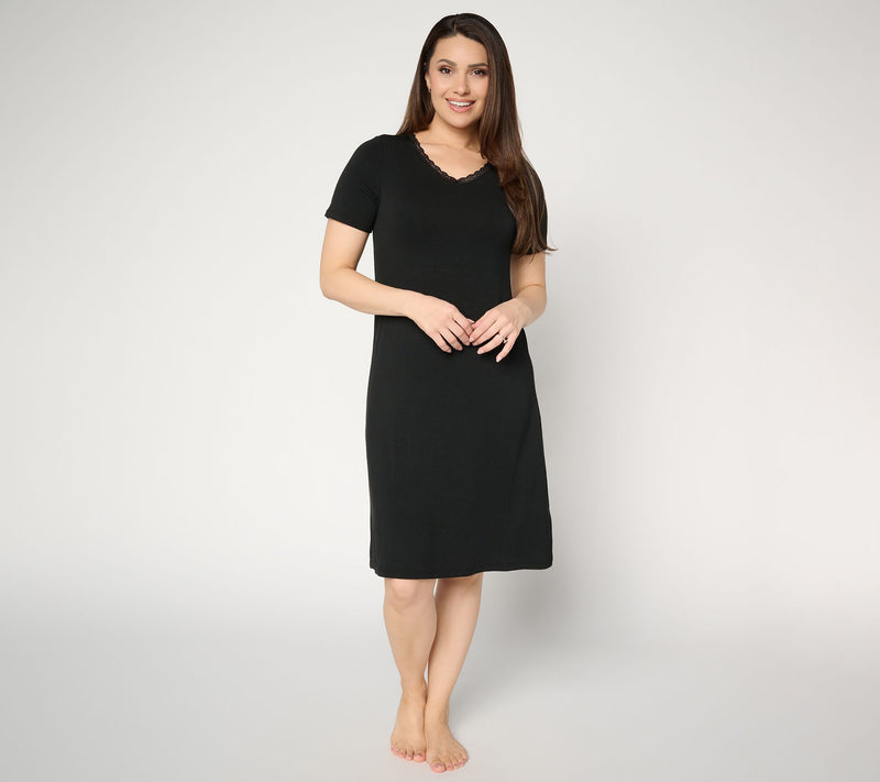 Modern Soul x Anybody Soothing Knit Jersey Dress w/ Support System — View 9