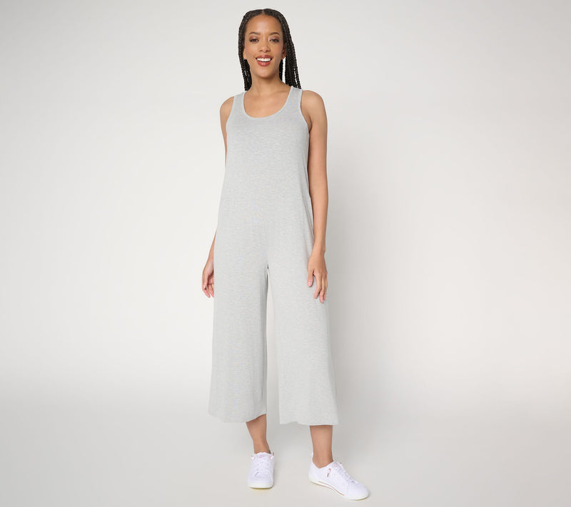 Anybody Petite Soothing Knit Jersey Jumpsuit with Support System — View 13