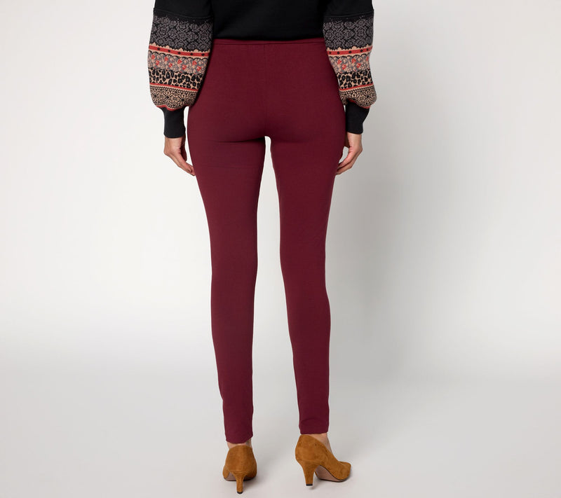 LOGO by Lori Goldstein Regular Full Length Pull On Legging — View 14