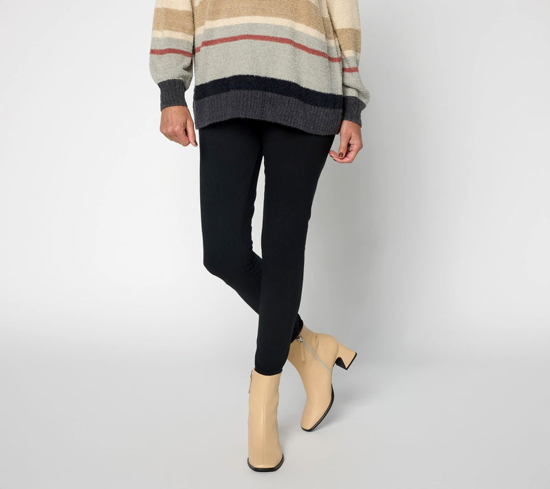 LOGO by Lori Goldstein Petite Full Length Pull On Legging — Main view