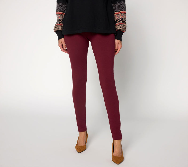 LOGO by Lori Goldstein Petite Full Length Pull On Legging — View 11
