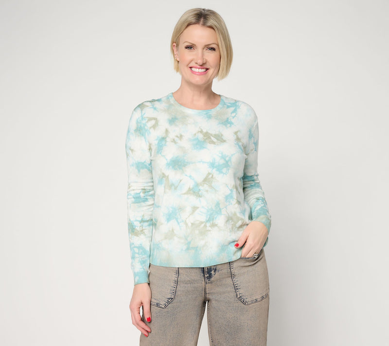 LOGO by Lori Goldstein Tie Dye Sweater — View 11