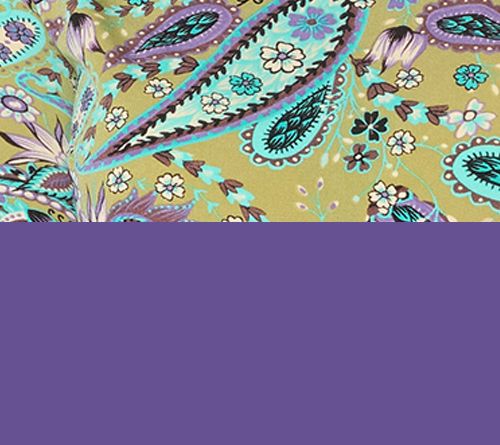 Susan Graver Regular Set of Print & Solid Liquid Knit Tops — View 2