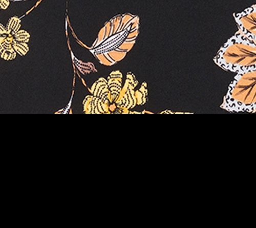 Susan Graver Liquid Knit Print & Solid Set of 2 Tops w/ Keyhole Trim — View 2