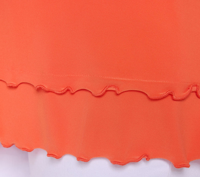 Women with Control Fit and Flare Layered Top — View 8