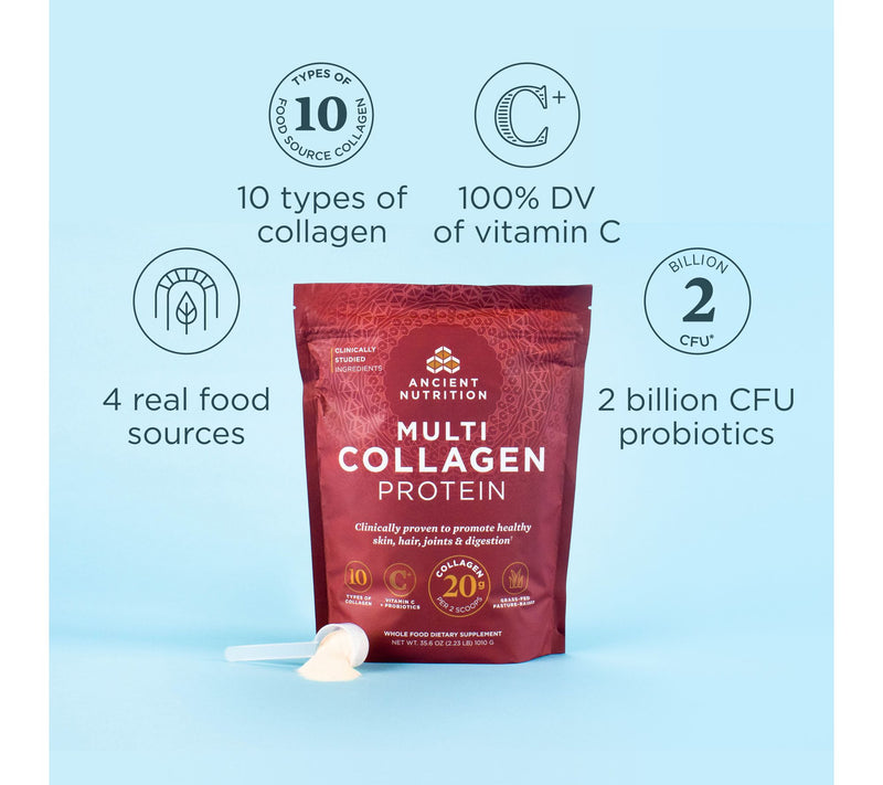 Ancient Nutrition Multi Collagen Protein 100 Servings — View 3