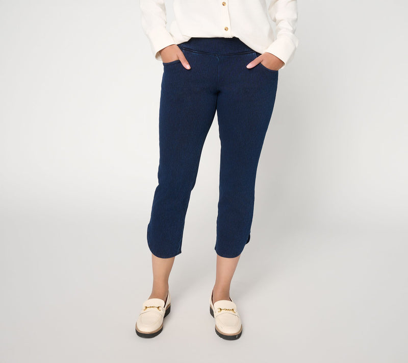 Women with Control Regular Prime Stretch Straight Leg Crop Pants — View 11