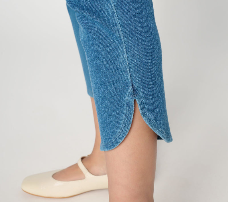 Women with Control Regular Prime Stretch Straight Leg Crop Pants — View 5