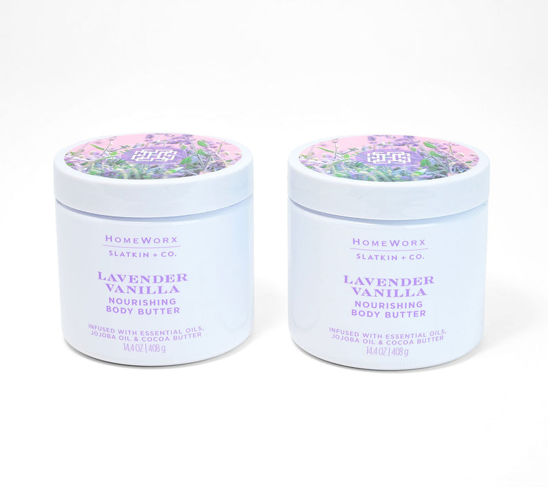 Homeworx by Slatkin + Co. Spring Getaway 14.4 oz Body Butter Duo — Main view