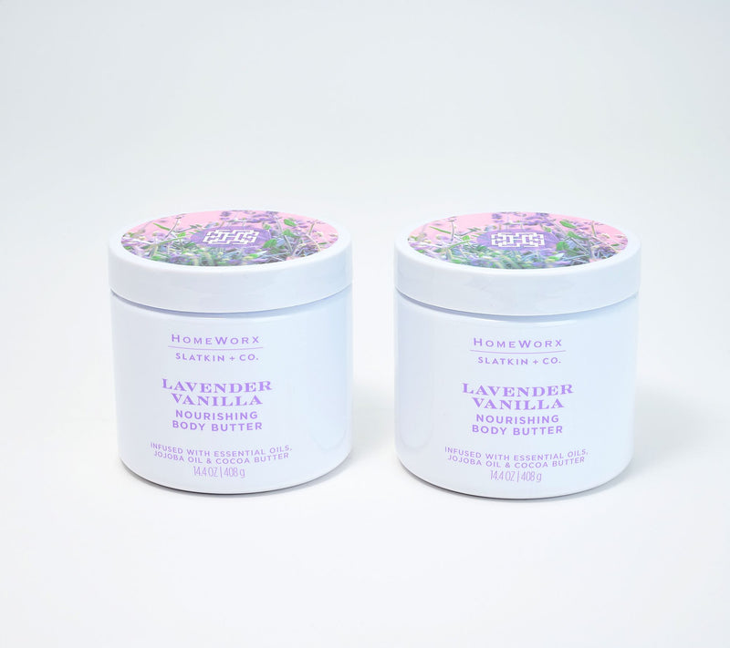 Homeworx by Slatkin + Co. Spring Getaway 14.4 oz Body Butter Duo — View 4