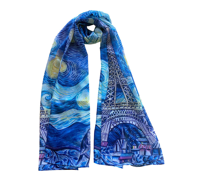 Anuschka Printed 24" x 72" Chiffon Scarf — View 37