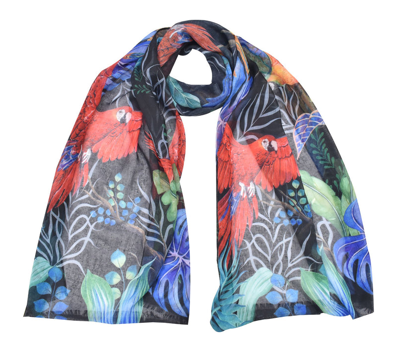 Anuschka Printed 24" x 72" Chiffon Scarf — View 46