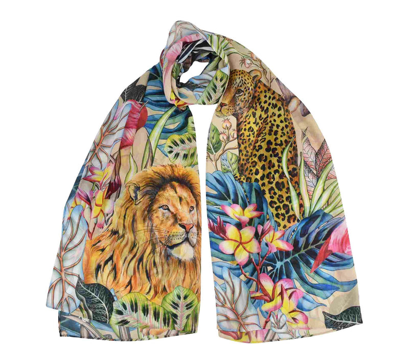 Anuschka Printed 24" x 72" Chiffon Scarf — View 54