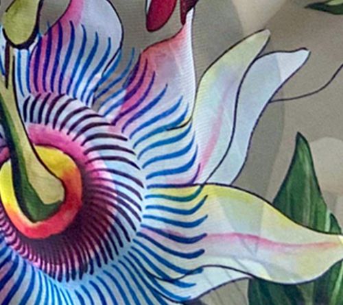 Anuschka Printed 24" x 72" Chiffon Scarf — View 27