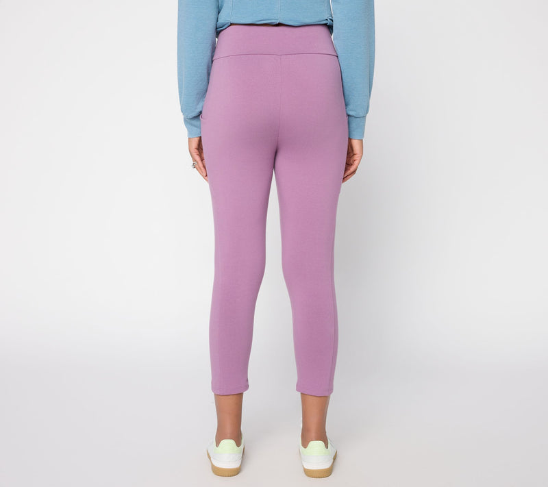 LOGO Layers by Lori Goldstein Petite Cropped Legging with Pockets — View 4