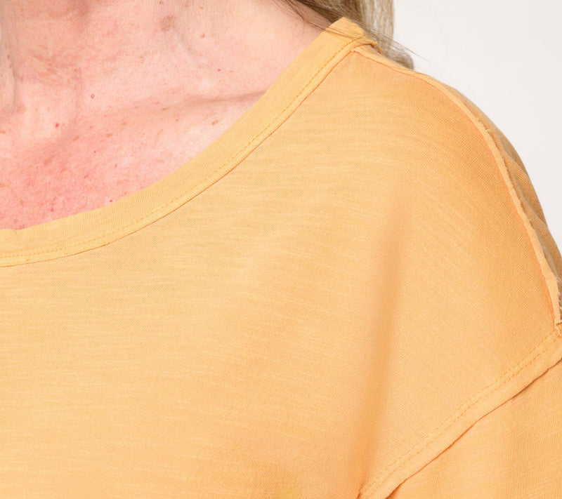 LOGO Principles by Lori Goldstein Short Sleeve Scoop Neck Top — View 6