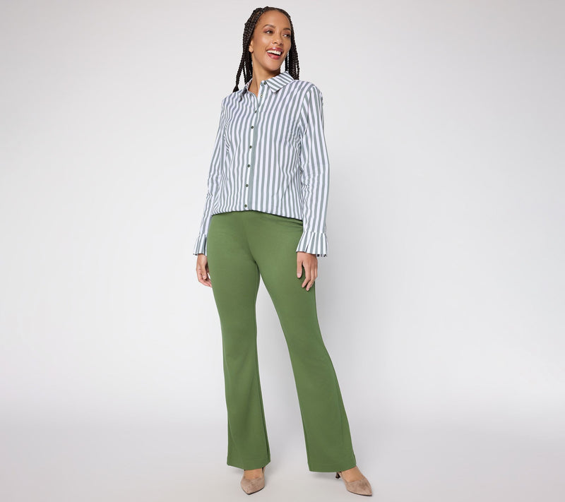BEAUTIFUL by Lawrence Zarian Regular Silky Ponte Skinny Flare Pant — View 5