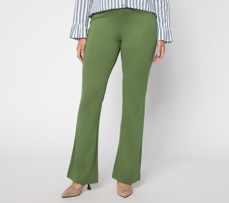 BEAUTIFUL by Lawrence Zarian Regular Silky Ponte Skinny Flare Pant — View 14