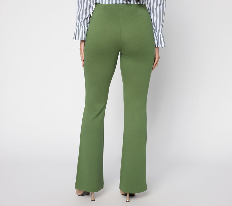 BEAUTIFUL by Lawrence Zarian Petite Silky Ponte Skinny Flare Pant — View 10