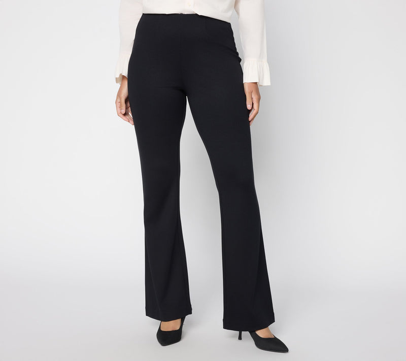 BEAUTIFUL by Lawrence Zarian Petite Silky Ponte Skinny Flare Pant — Main view