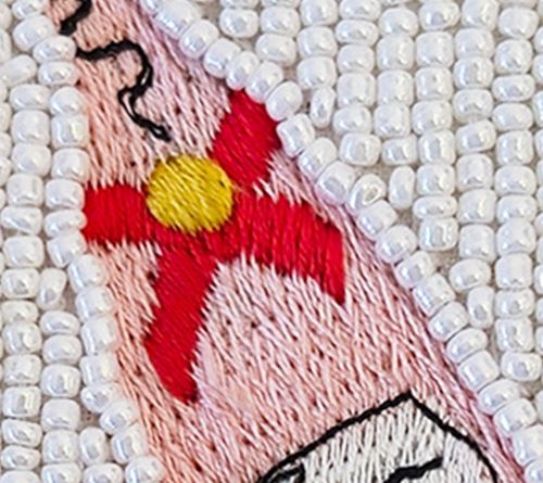 By The Edit Beaded Zip Pouch — View 3
