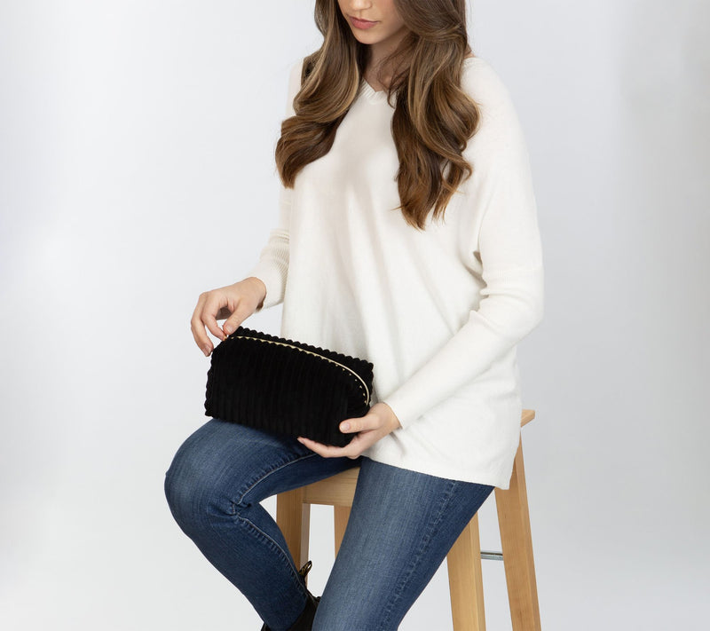 Hadley Wren Corduroy Zip Pouch — View 8