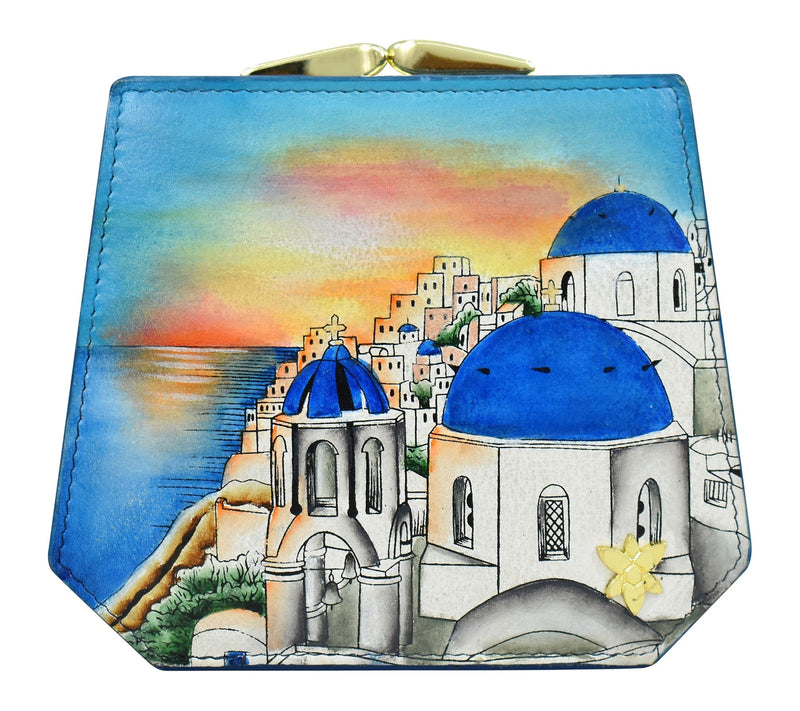 Anuschka Painted Leather French Clasp Wallet — View 11