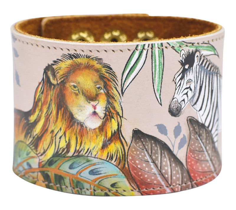 Anuschka Painted Leather Cuff — Main view
