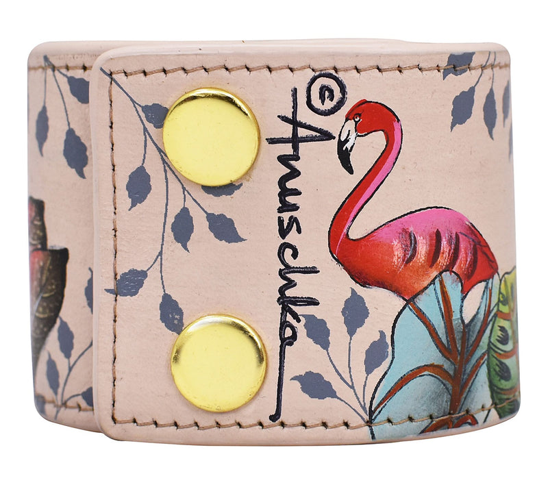 Anuschka Painted Leather Cuff — View 4