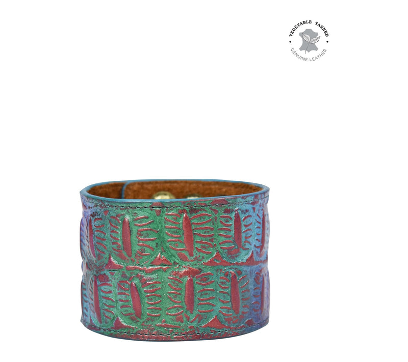 Anuschka Painted Leather Cuff — View 13