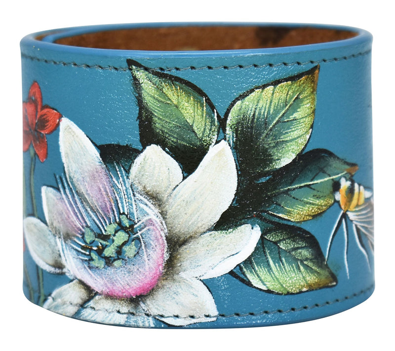 Anuschka Painted Leather Cuff — View 14