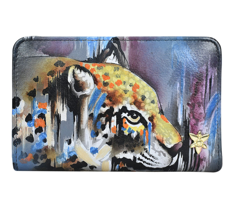 Anuschka Painted Leather Two-Fold Small RFID Organizer Wallet — View 7