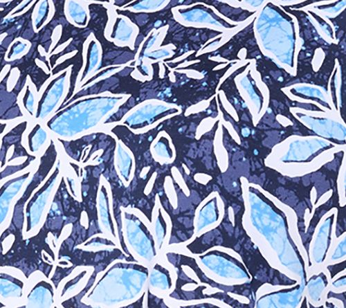 Denim & Co. Beach Floral Printed Beach Jersey 3/4 Sleeve Top — View 7