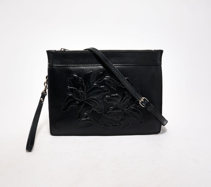 Patricia Nash Leather Yvette Wristlet Crossbody — View 11