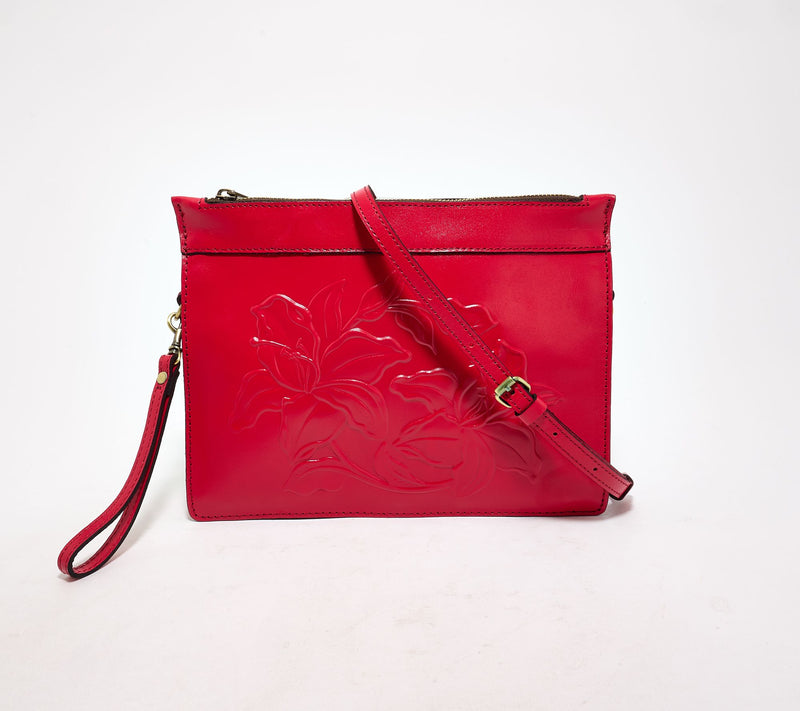 Patricia Nash Leather Yvette Wristlet Crossbody — View 3