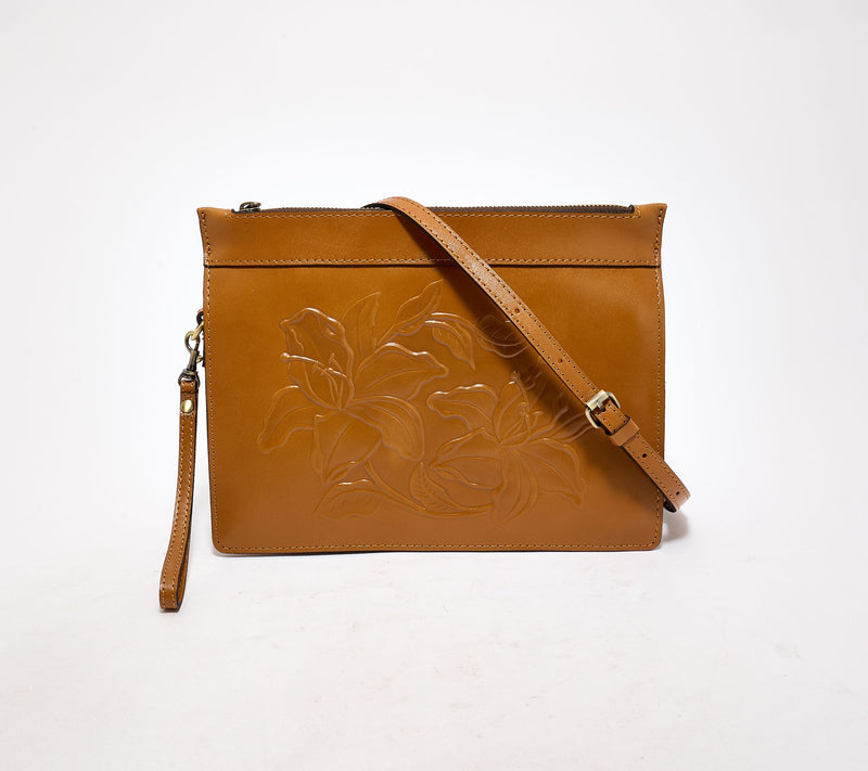 Patricia Nash Leather Yvette Wristlet Crossbody — View 9