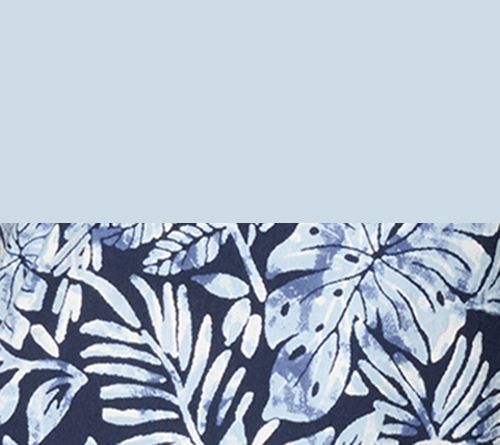 Denim & Co. Beach Jersey 2-Pack Solid & Printed Short Sleeve Tops — View 8