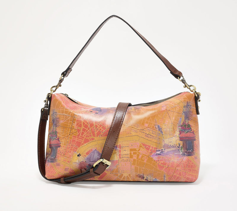 Patricia Nash Maura Crossbody in Leather or Suede — Main view