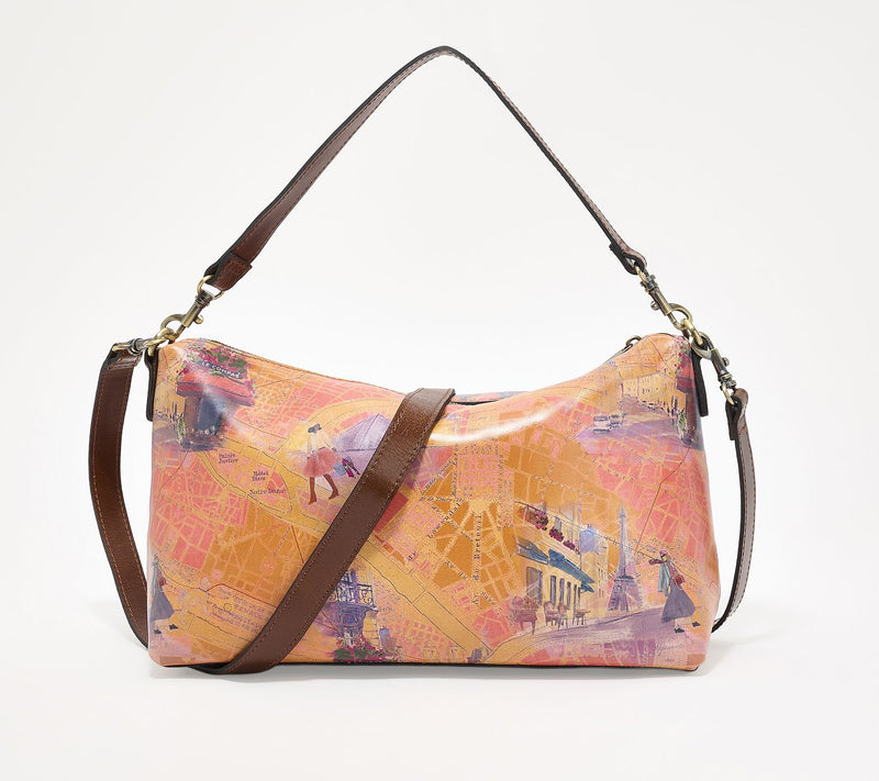 Patricia Nash Maura Crossbody in Leather or Suede — View 15