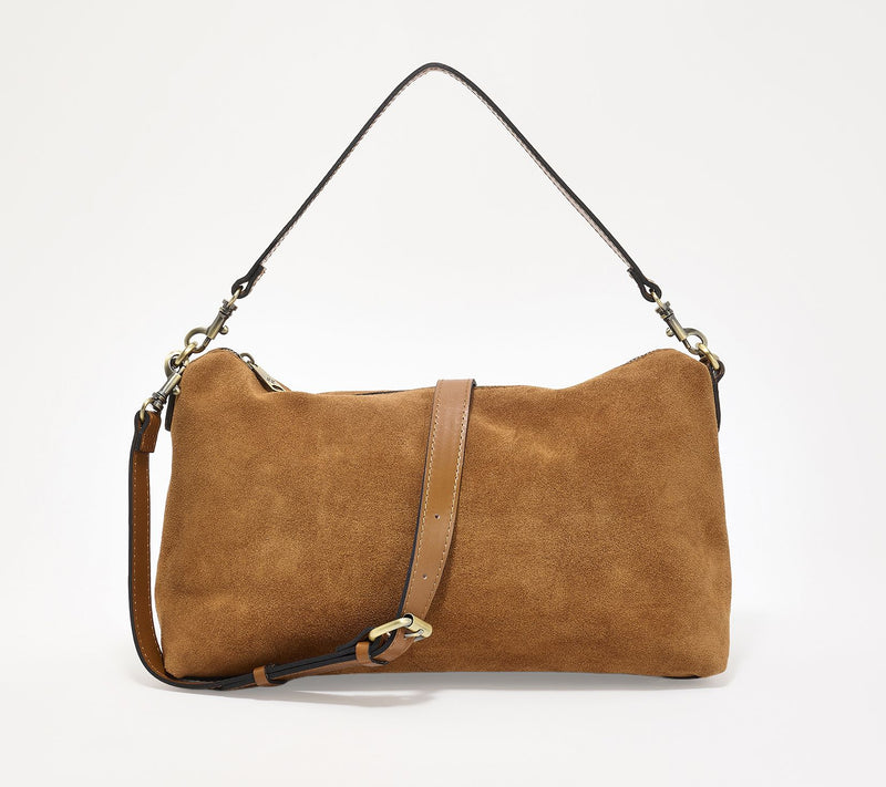 Patricia Nash Maura Crossbody in Leather or Suede — View 9