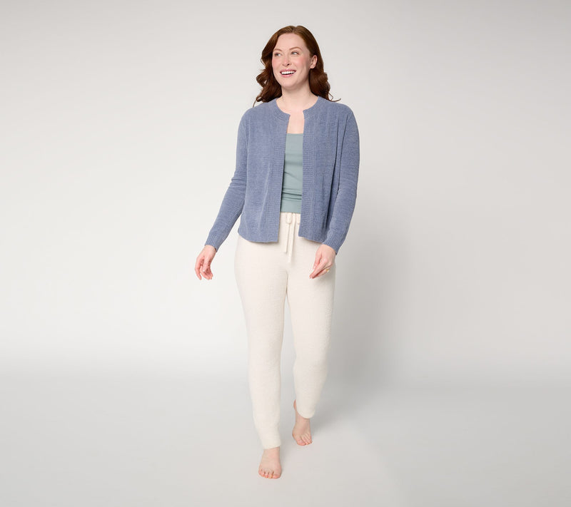 Barefoot Dreams CozyChic Ultra Lite Boxy Crop Cardigan — View 5