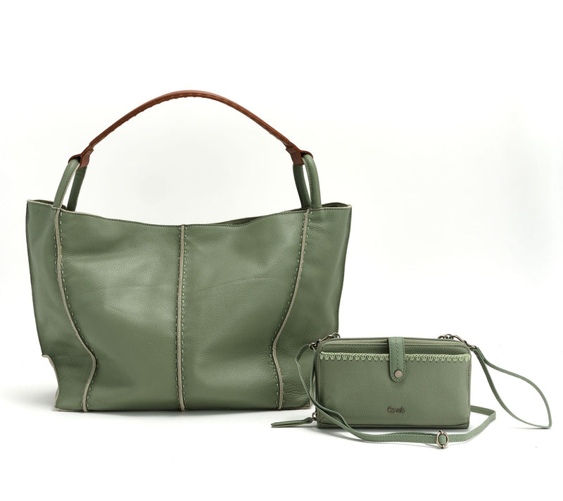 The Sak Los Feliz Large Leather Tote & Iris Phone Crossbody Set — View 7