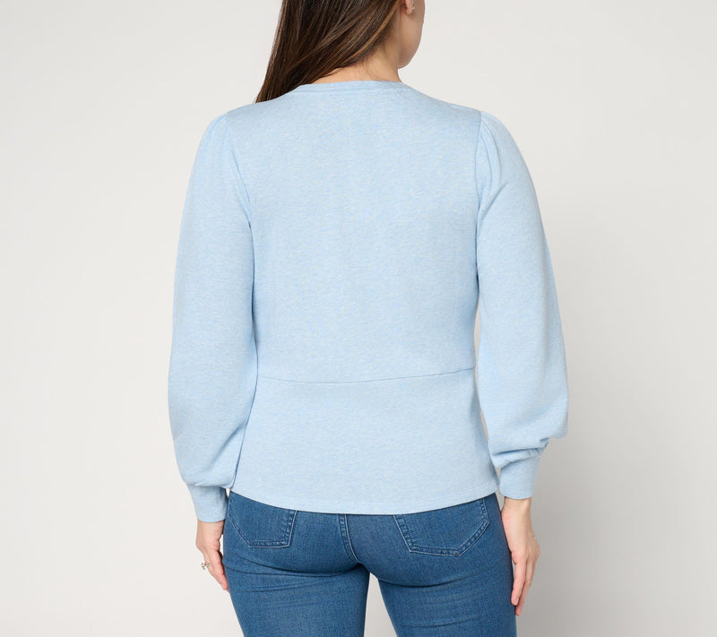 Mally Roncal So Soft Shimmer Terry Twist Top — View 4