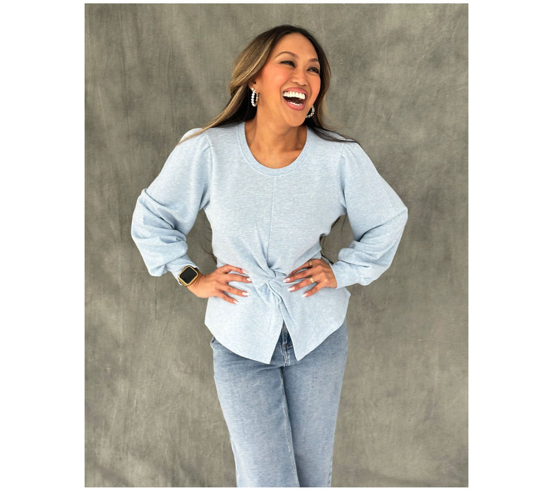 Mally Roncal So Soft Shimmer Terry Twist Top — View 7