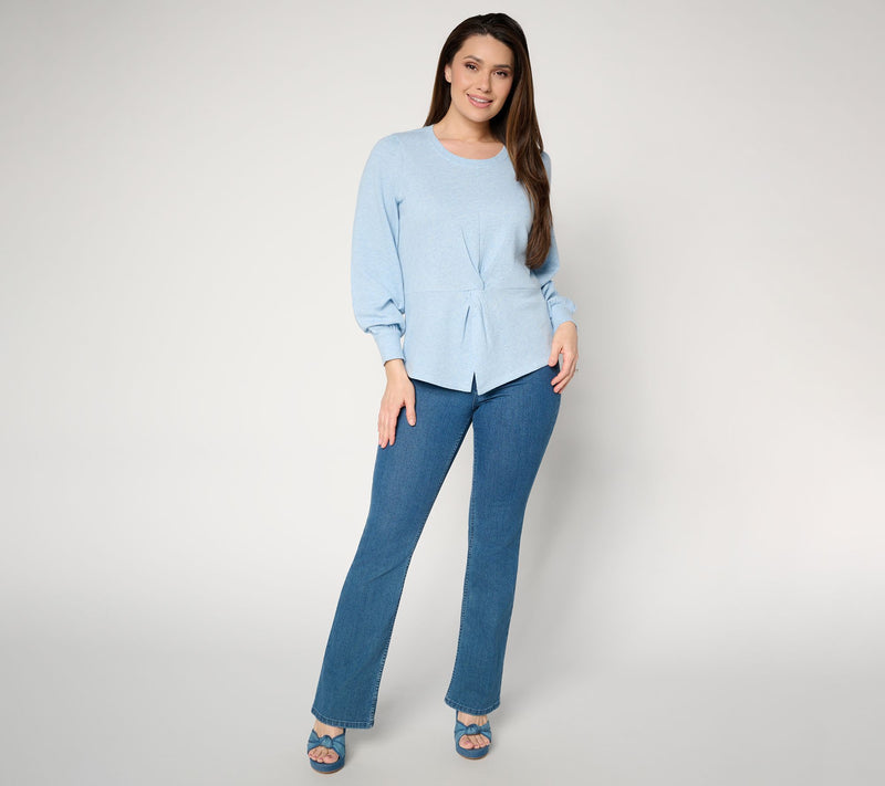 Mally Roncal So Soft Shimmer Terry Twist Top — View 5