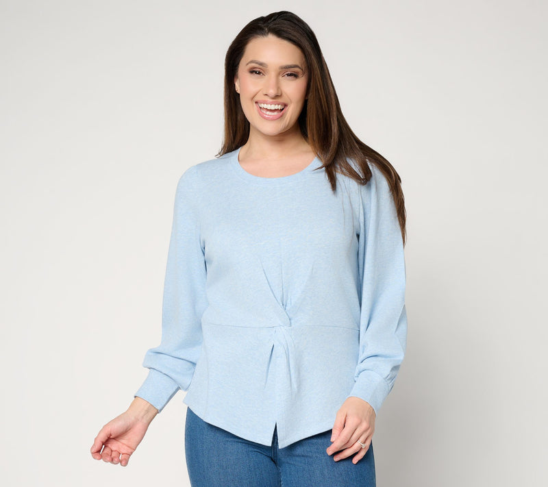 Mally Roncal So Soft Shimmer Terry Twist Top — View 14