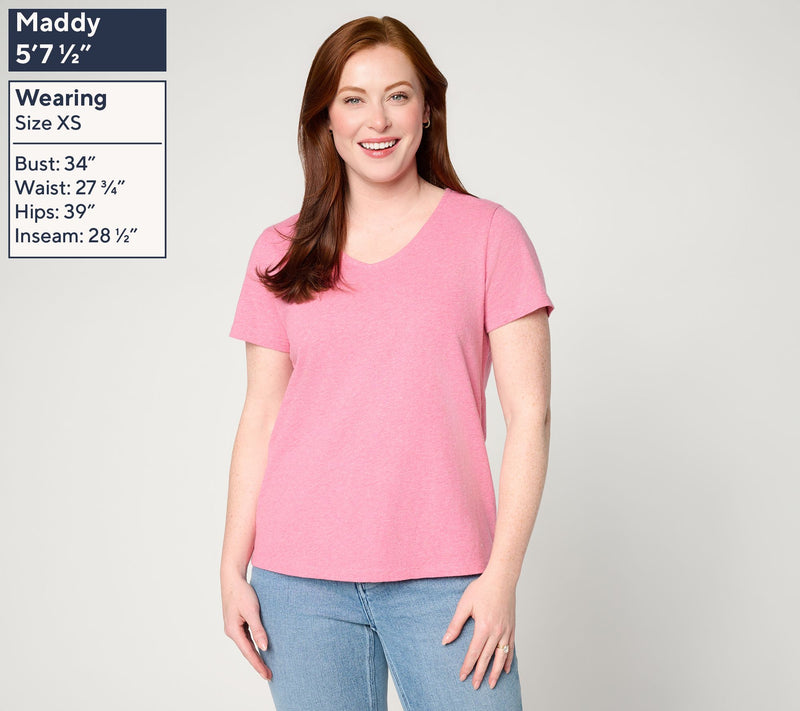 Mally Roncal Shimmer & Shine Slub Jersey T-Shirt — View 3