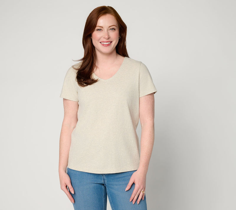 Mally Roncal Shimmer & Shine Slub Jersey T-Shirt — View 12